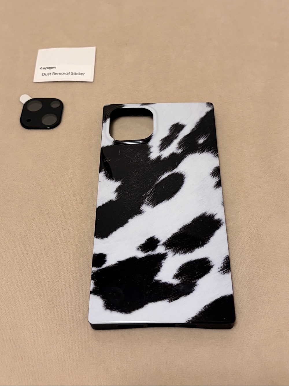 FLAUNT Cow Print Square iPhone 13 Case